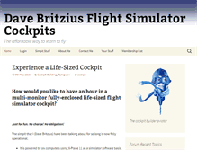 Tablet Screenshot of davebritzius.com